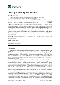 Chirality of Dirac Spinors Revisited