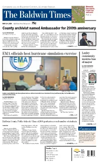 EMA Officials Host Hurricane Simulation Exercise Loxley Community Mourns Loss of Mayor