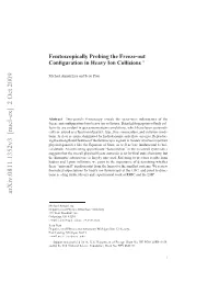 Femtoscopically Probing the Freeze-Out Configuration in Heavy