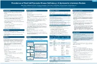 Prevalence of Pyruvate Kinase Deficiency