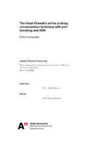 The Great Firewall's Active Probing Circumvention Technique with Port