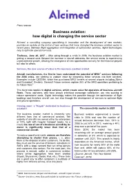 Business Aviation: How Digital Is Changing the Service Sector
