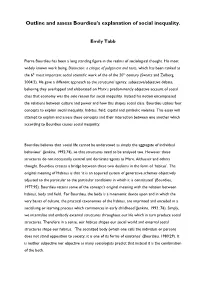 Outline and Assess Bourdieu's Explanation of Social Inequality