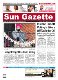 Instant-Runoff Voting Is Likely Off Table For