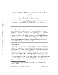 Quantum Revivals of Morse Oscillators and Farey-Ford Geometry