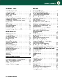 Table of Contents