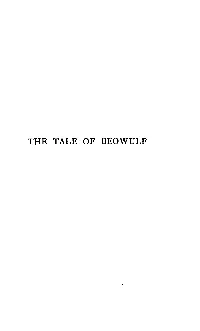The Tale of Beowulf