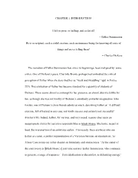 A Justification of the Narrative Presence of Esther Summerson In