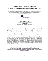 A Mixed Methods Examination of Student Experiences
