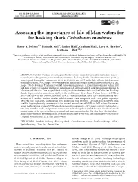 Assessing the Importance of Isle of Man Waters for the Basking Shark Cetorhinus Maximus