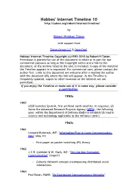 Hobbes' Internet Timeline 10