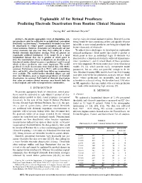 Predicting Electrode Deactivation from Routine Clinical Measures