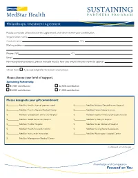 Sustaining Partners Program