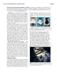 THE MARS 2020 ROVER ENGINEERING CAMERAS. J. N. Maki1, C