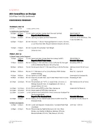 140512 AIA COD Itinerary R1.Xlsx