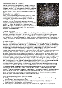 (Also Designated NGC 5904) Is a Globular Cluster in the Constellation Serpens