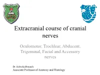 Extracranial Course of Cranial Nerves