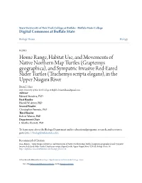 Graptemys Geographica), and Sympatric Invasive Red-Eared Slider Turtles (Trachemys Scripta Elegans), in the Upper Niagara River Brian E
