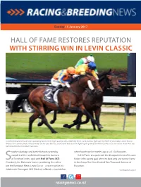 Hall of Fame Restores Reputation with Stirring Win in Levin Classic