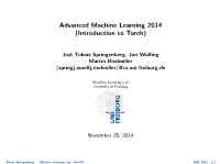 Introduction to Torch)