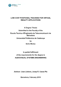 Low-Cost Positional Tracking for Virtual Reality Applications
