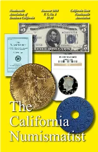 Writing for the California Numismatist