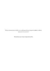A Device Gateway Service Architecture As a Business Process Integration Enabler in Industry Automation Environments”