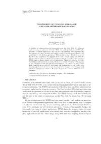 Comparison of Common Xml-Based Web User Interface Languages