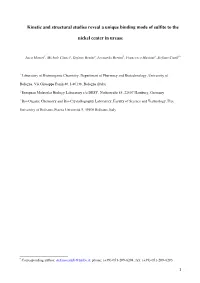 Kinetic and Structural Studies Reveal a Unique Binding Mode of Sulfite to The