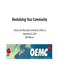 Revitalizing Your Community