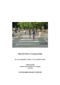 Shared Zebra Crossing Study