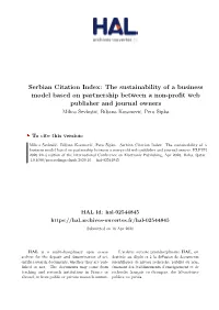 Serbian Citation Index