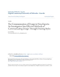 The Communication of Design to Non-Experts