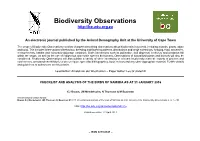 Biodiversity Observations