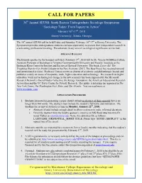 Call for Papers