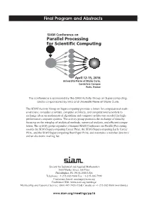 Final Program and Abstracts
