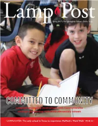 Lamplighter Steps up Involvement with Commit2dallas Strategic Partnership with DISD Elementary Schools