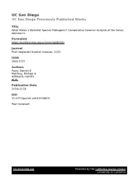 What Makes a Bacterial Species Pathogenic?:Comparative Genomic Analysis of the Genus Leptospira