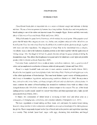 1 CHAPTER ONE INTRODUCTION Cereal-Based Foods Play An