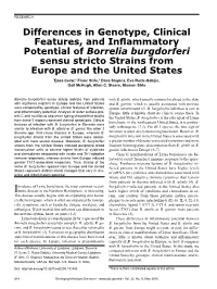 Differences in Genotype, Clinical Features, and Inflammatory