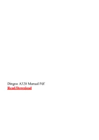 Dingoo A320 Manual Pdf