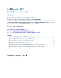 H-Diplo | ISSF Roundtable, Volume X, No