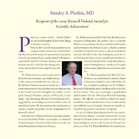 Stanley A. Plotkin, MD