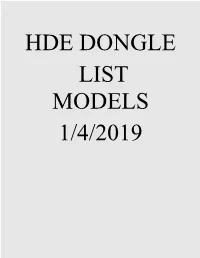 Supported Huawei Models & Features