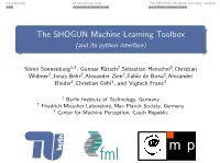 The SHOGUN Machine Learning Toolbox