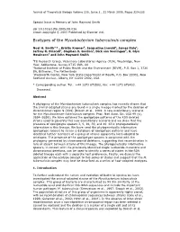 Ecotypes of the Mycobacterium Tuberculosis Complex