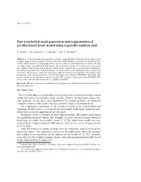 Fast Tetrahedral Mesh Generation and Segmentation of an Atlas-Based Heart Model Using a Periodic Uniform Grid
