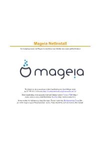Mageia Netinstall