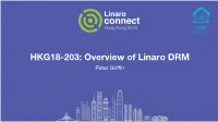 Overview of Linaro