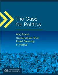 The Case for Politics